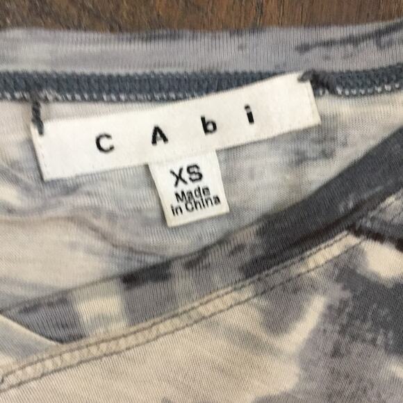 CAbi gray print tunic style top - Picture 3 of 5